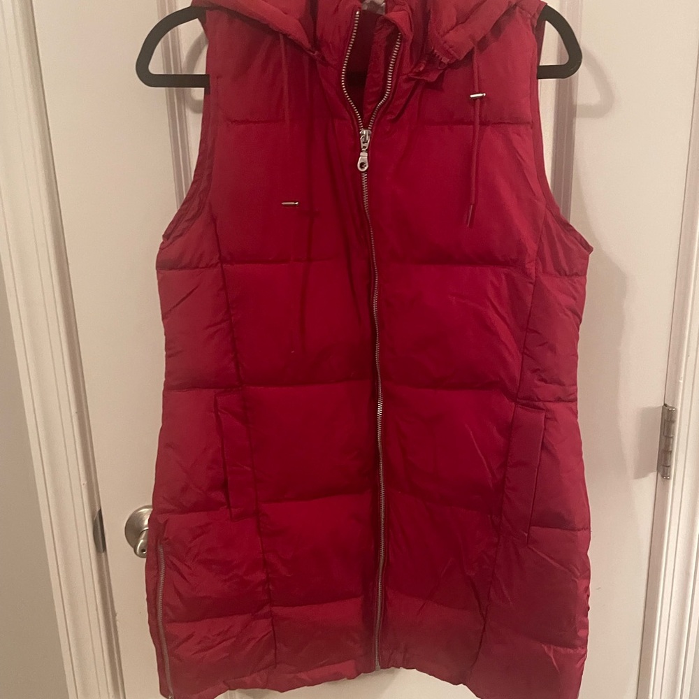 Red Puffer Vest